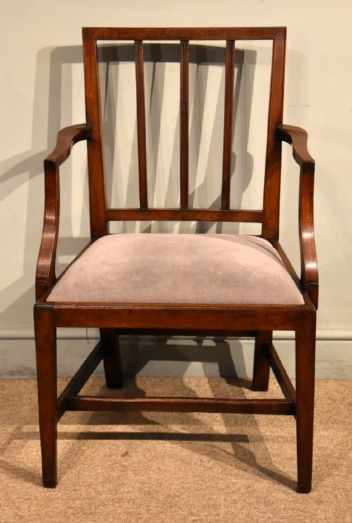 18TH CENTURY SHERATON SET OF EIGHT DINING CHAIRS - ADDITIONAL PHOTO 7