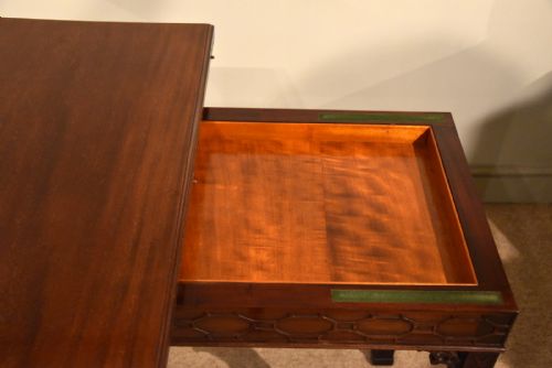 MAHOGANY FOLDOVER TOP CARD TABLE GILLOWS STYLE - ADDITIONAL PHOTO 5