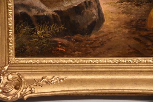 OIL PAINTING BY EDGAR LONGSTAFFE A NORTH WELSH LANDSCAPE - ADDITIONAL PHOTO 2
