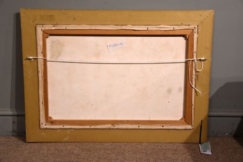 OIL PAINTING BY WILLIAM NASSAU TAKING A JUMP - ADDITIONAL PHOTO 4