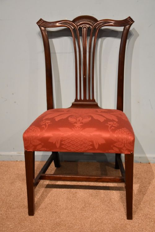 SET OF 12 TWELVE CHIPPENDALE DINING CHAIRS - ADDITIONAL PHOTO 3