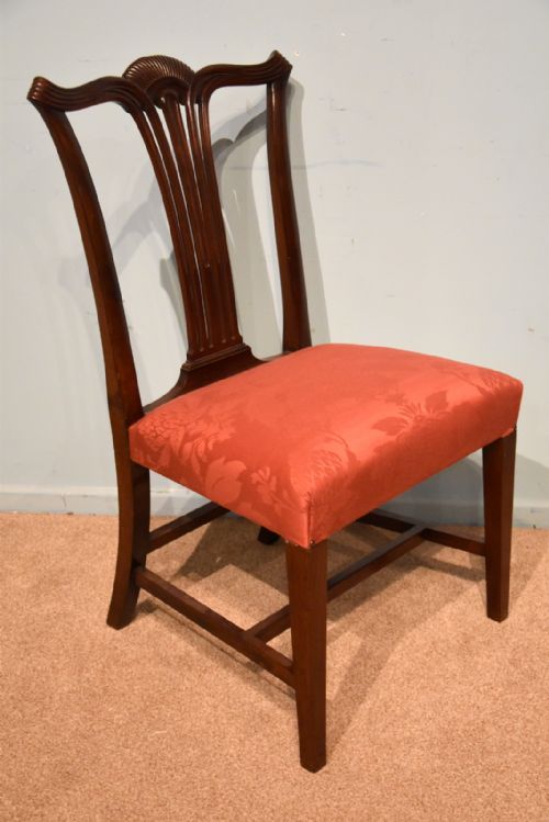 SET OF 12 TWELVE CHIPPENDALE DINING CHAIRS - ADDITIONAL PHOTO 5