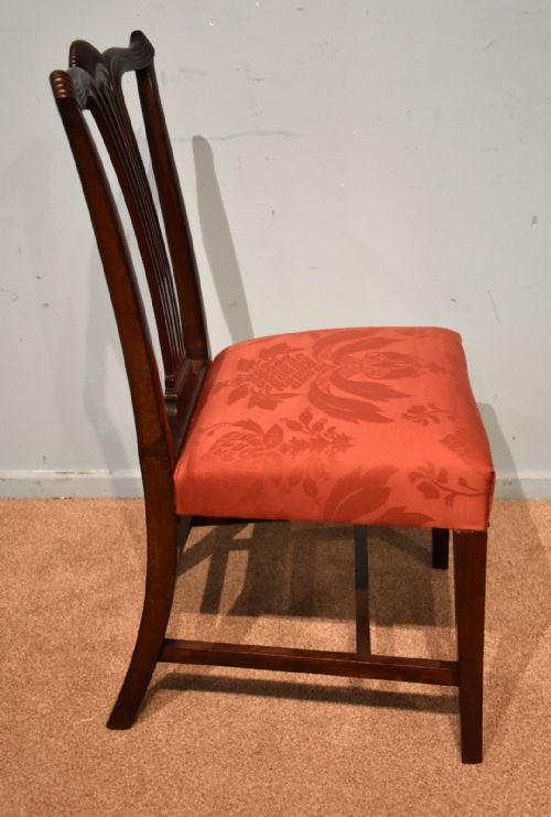 SET OF 12 TWELVE CHIPPENDALE DINING CHAIRS - ADDITIONAL PHOTO 6