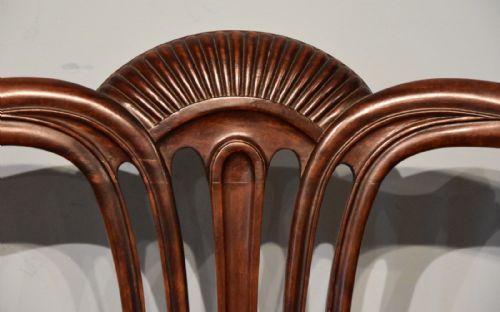 SET OF 12 TWELVE CHIPPENDALE DINING CHAIRS - ADDITIONAL PHOTO 12