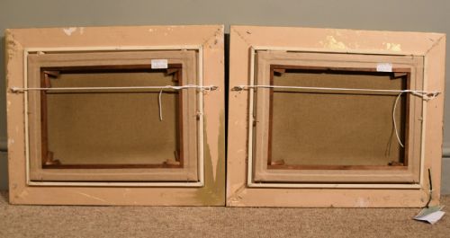 OIL PAINTING PAIR BY PHILIP H RIDEOUT TALLY HO - ADDITIONAL PHOTO 5