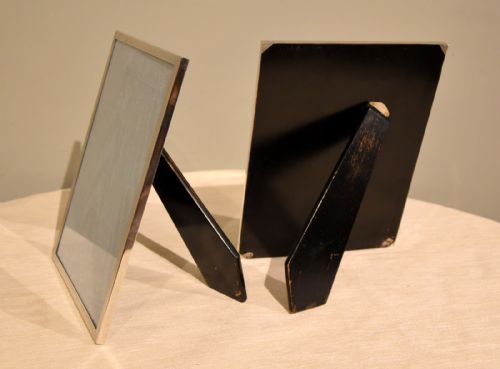 PAIR OF SILVER FRAMES LANDSCAPE PORTRAIT - ADDITIONAL PHOTO 2