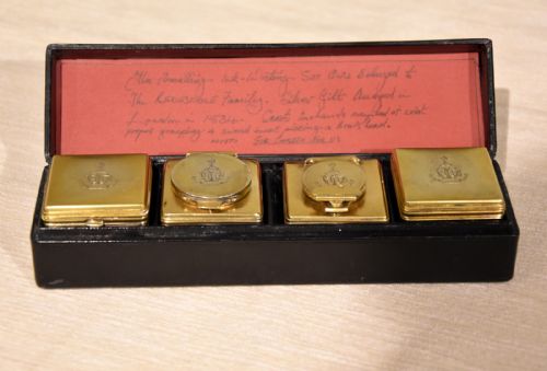 RARE SILVER DESK SET WITH PROVENANCE TO BARON REDESDALE - ADDITIONAL PHOTO 1