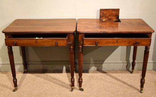 PAIR OF GILLOWS REGENCY SIDE TABLES - ADDITIONAL PHOTO 3