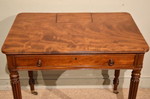 PAIR OF GILLOWS REGENCY SIDE TABLES - ADDITIONAL PHOTO 5