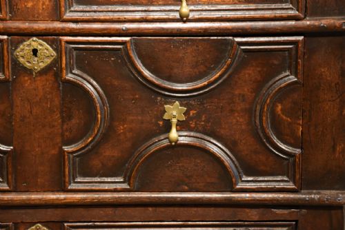 CHARLES II OAK CHEST OF DRAWERS - ADDITIONAL PHOTO 7