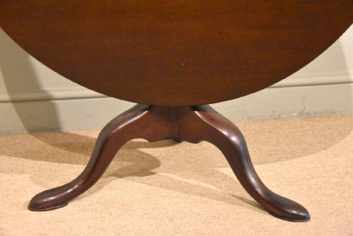 MID 18TH CENTURY MAHOGANY TRIPOD TABLE - ADDITIONAL PHOTO 1