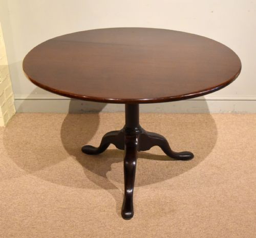 MID 18TH CENTURY MAHOGANY TRIPOD TABLE - ADDITIONAL PHOTO 3