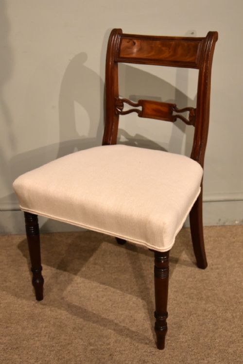 SET OF EIGHT 8 REGENCY PERIOD MAHOGANY DINING CHAIRS - ADDITIONAL PHOTO 8