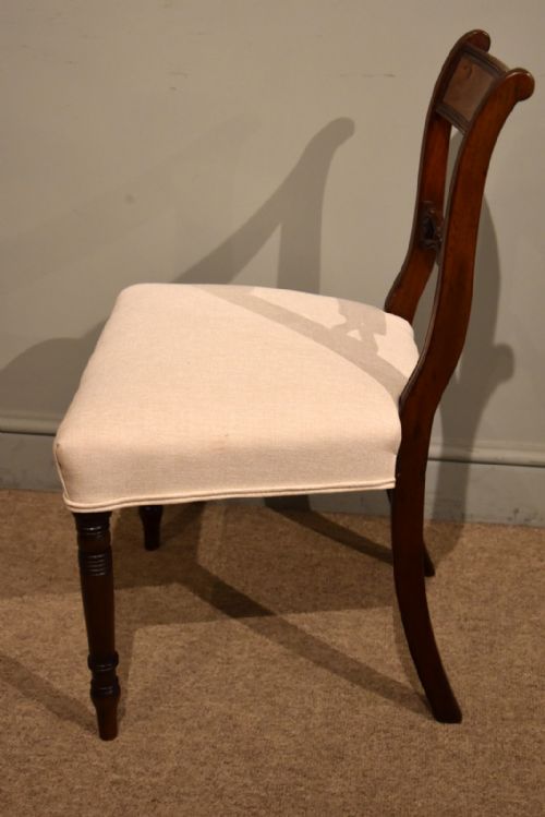 SET OF EIGHT 8 REGENCY PERIOD MAHOGANY DINING CHAIRS - ADDITIONAL PHOTO 9