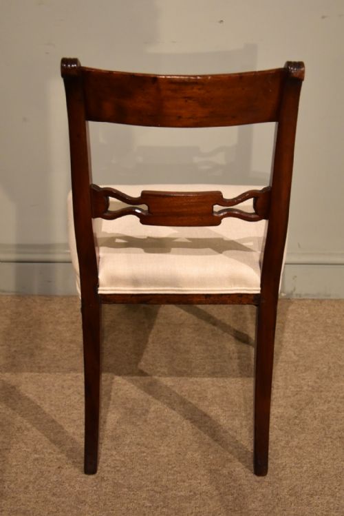 SET OF EIGHT 8 REGENCY PERIOD MAHOGANY DINING CHAIRS - ADDITIONAL PHOTO 10
