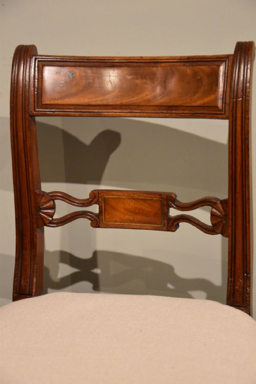SET OF EIGHT 8 REGENCY PERIOD MAHOGANY DINING CHAIRS - ADDITIONAL PHOTO 11