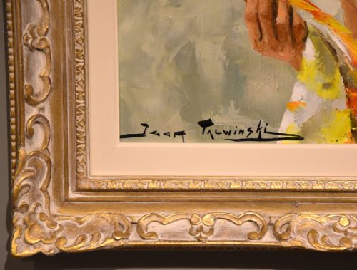 OIL PAINTING BY IGOR TALWINSKL ASH BLONDE MODEL NUDE STUDY - ADDITIONAL PHOTO 3