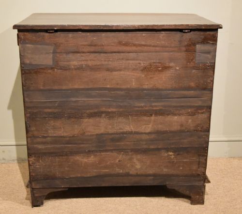 18TH CENTURY WALNUT GENTS DRESSING CHEST - ADDITIONAL PHOTO 9