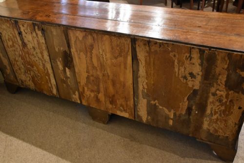 LARGE GEORGE II OAK DRESSER BASE - ADDITIONAL PHOTO 9