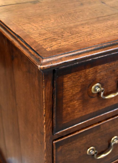 LARGE GEORGE II OAK DRESSER BASE - ADDITIONAL PHOTO 10