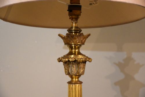 19TH CENTURY ORMOLU BRONZE LAMP BASE - ADDITIONAL PHOTO 3