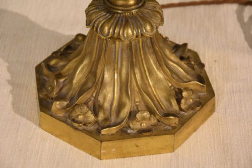 19TH CENTURY ORMOLU BRONZE LAMP BASE - ADDITIONAL PHOTO 5