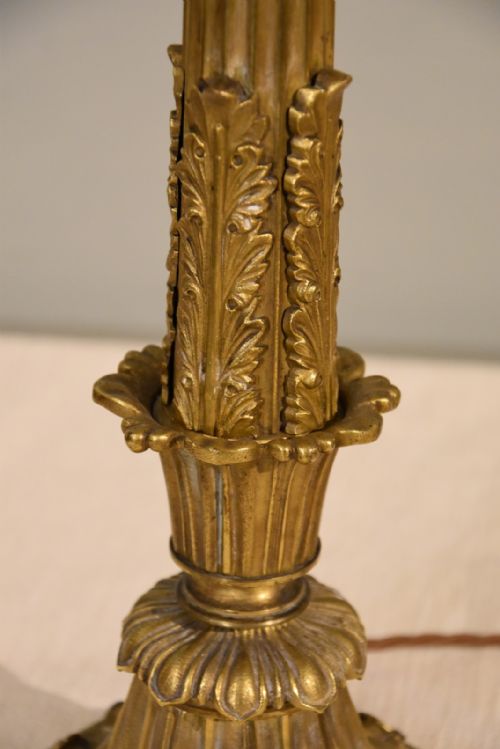 19TH CENTURY ORMOLU BRONZE LAMP BASE - ADDITIONAL PHOTO 6