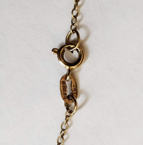 VICTORIAN ART NOUVEAU 9CT GOLD PENDANT - ADDITIONAL PHOTO 4