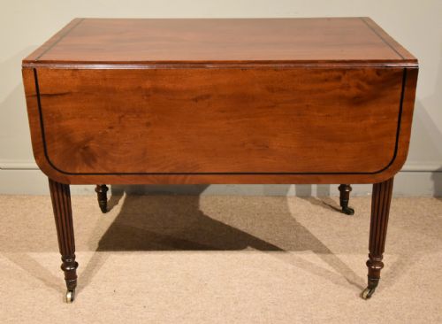 REGENCY MAHOGANY PEMBROKE TABLE - ADDITIONAL PHOTO 1
