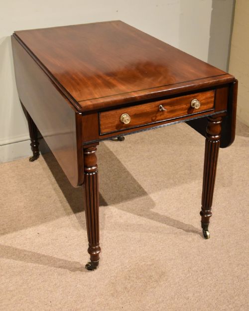 REGENCY MAHOGANY PEMBROKE TABLE - ADDITIONAL PHOTO 5
