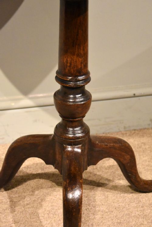 18TH CENTURY OAK TRIPOD TABLE - ADDITIONAL PHOTO 3