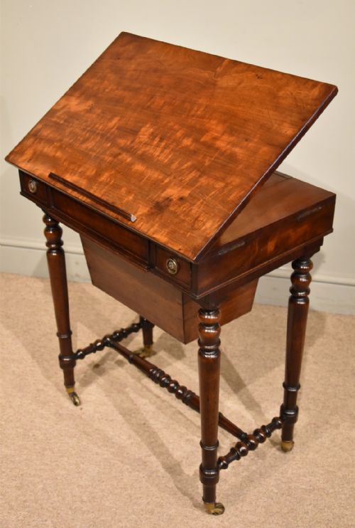 WILLIAM IV MAHOGANY GAMES TABLE - ADDITIONAL PHOTO 3