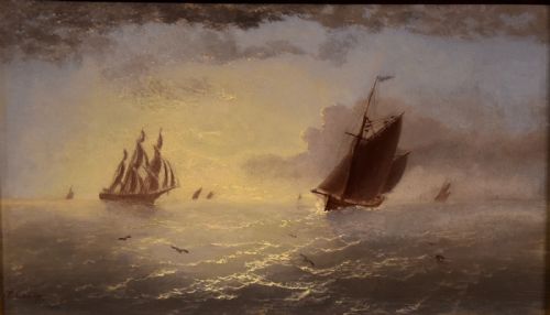 OIL PAINTING BY THOMAS LUCOP EARLY EVENING - ADDITIONAL PHOTO 1