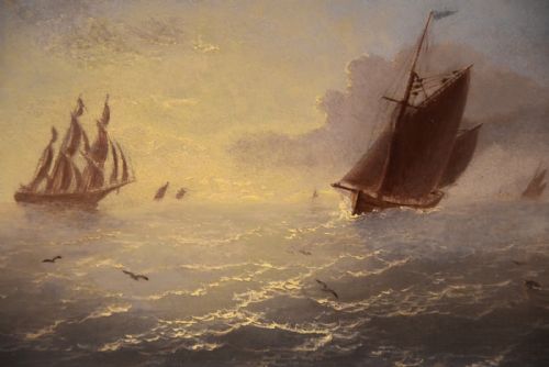 OIL PAINTING BY THOMAS LUCOP EARLY EVENING - ADDITIONAL PHOTO 2