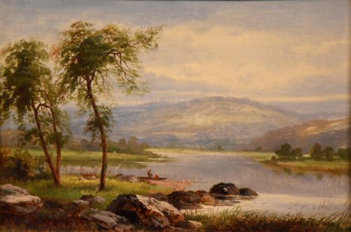 OIL PAINTING BY ALBERT GYNGELL RYDAL WATER - ADDITIONAL PHOTO 1