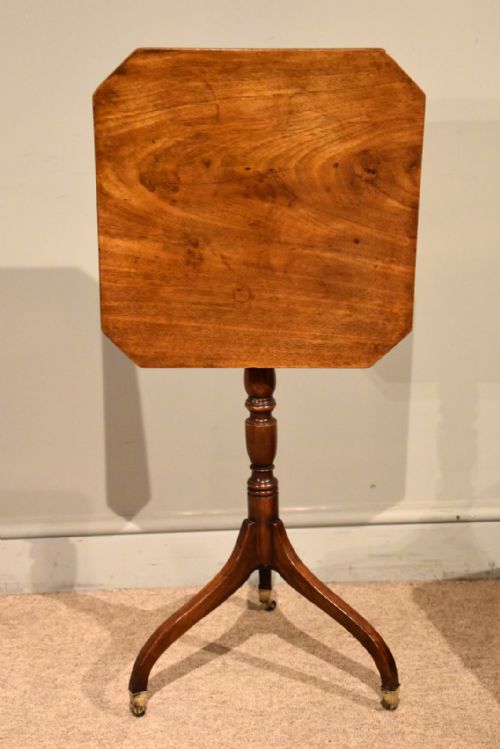 george iii mahogany tripod table - CATEGORY: ANTIQUE TABLES - DATED 1800