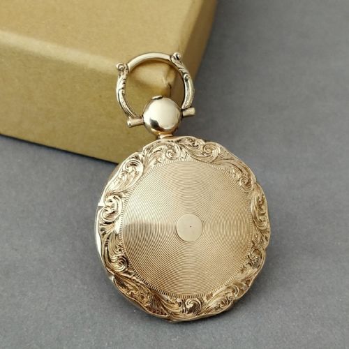 VICTORIAN 15CT GOLD LOCKET - ADDITIONAL PHOTO 6