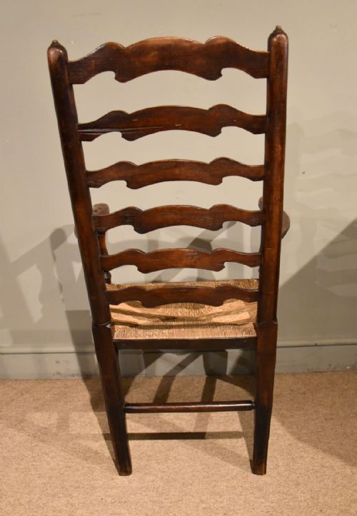 NORTH COUNTRY LADDER BACK ASH ARMCHAIR - ADDITIONAL PHOTO 3