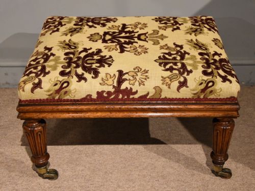 william iv rosewood stool - CATEGORY: ANTIQUE STOOLS - DATED 19TH CENTURY