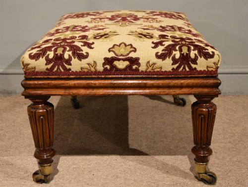 WILLIAM IV ROSEWOOD STOOL - ADDITIONAL PHOTO 2