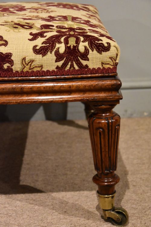 WILLIAM IV ROSEWOOD STOOL - ADDITIONAL PHOTO 3