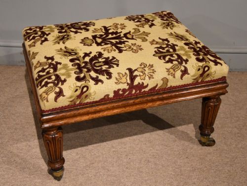 WILLIAM IV ROSEWOOD STOOL - ADDITIONAL PHOTO 4
