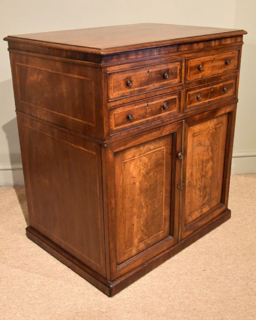 REGENCY PERIOD MAHOGANY CHEST OF DRAWERS - ADDITIONAL PHOTO 7