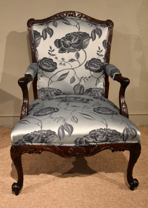 19th century gainsborough armchair - CATEGORY: ANTIQUE CHAIRS - DATED 19TH CENTURY