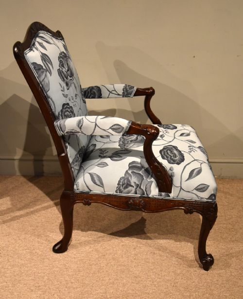 19TH CENTURY GAINSBOROUGH ARMCHAIR - ADDITIONAL PHOTO 5