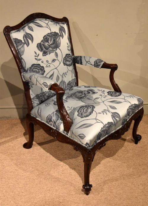 19TH CENTURY GAINSBOROUGH ARMCHAIR - ADDITIONAL PHOTO 7