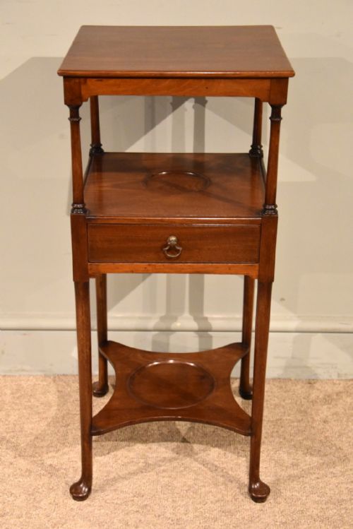 george iii mahogany night stand - CATEGORY: ANTIQUE CABINETS - DATED 18TH CENTURY