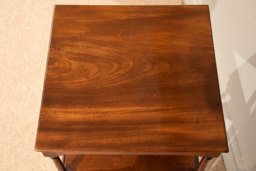 GEORGE III MAHOGANY NIGHT STAND - ADDITIONAL PHOTO 2