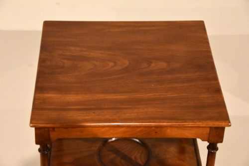 GEORGE III MAHOGANY NIGHT STAND - ADDITIONAL PHOTO 4