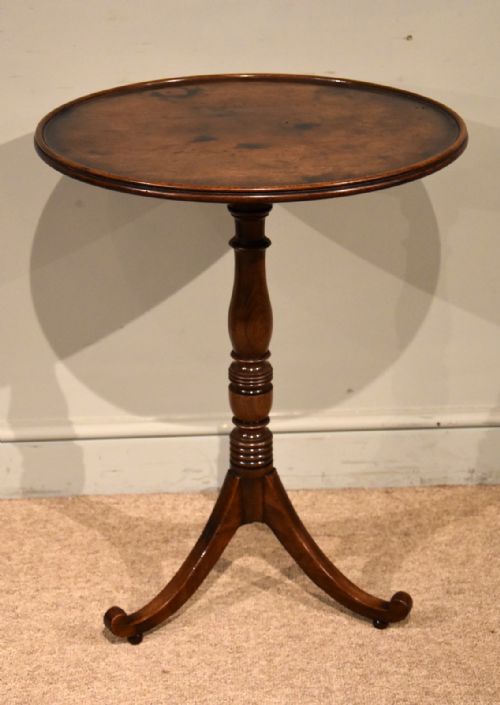 george iii mahogany dish top tripod table - CATEGORY: ANTIQUE TABLES - DATED GEORGIAN